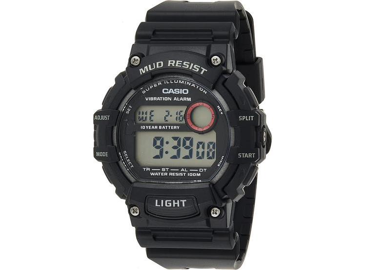 CASIO RELOJ DE CUARZO RESISTENTE AL BARRO CON CORREA DE RESINA, MODELO TRT-110H-1AVCF - 1