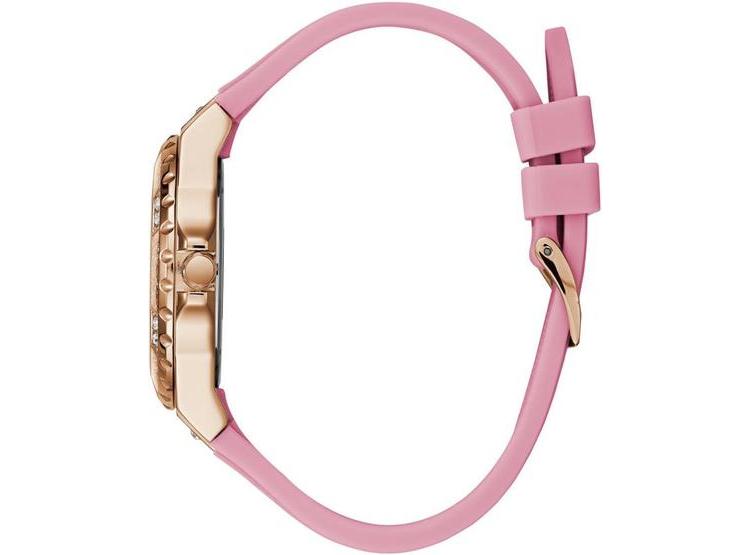RELOJ GUESS SILICONA ROSA, CRONÓGRAFO PARA MUJER, RESISTENTE AL AGUA Y CON FUNCIÓN DÍA-FECHA - 2