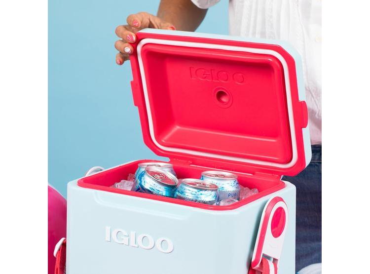 ENFRIADOR IGLOO CON CORREA AJUSTABLE PARA TRANSPORTE FÁCIL Y AISLAMIENTO MAXCOLD, RETENCIÓN DE HIELO POR DOS DÍAS - 9