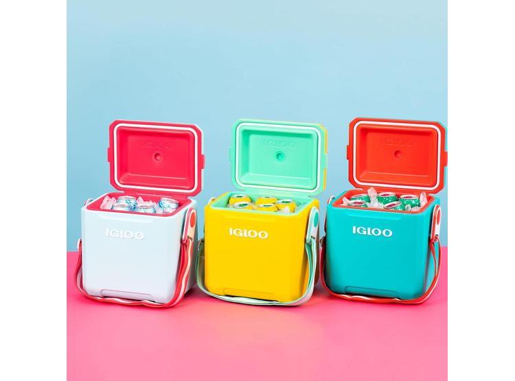 ENFRIADOR IGLOO CON CORREA AJUSTABLE PARA TRANSPORTE FÁCIL Y AISLAMIENTO MAXCOLD, RETENCIÓN DE HIELO POR DOS DÍAS - 10