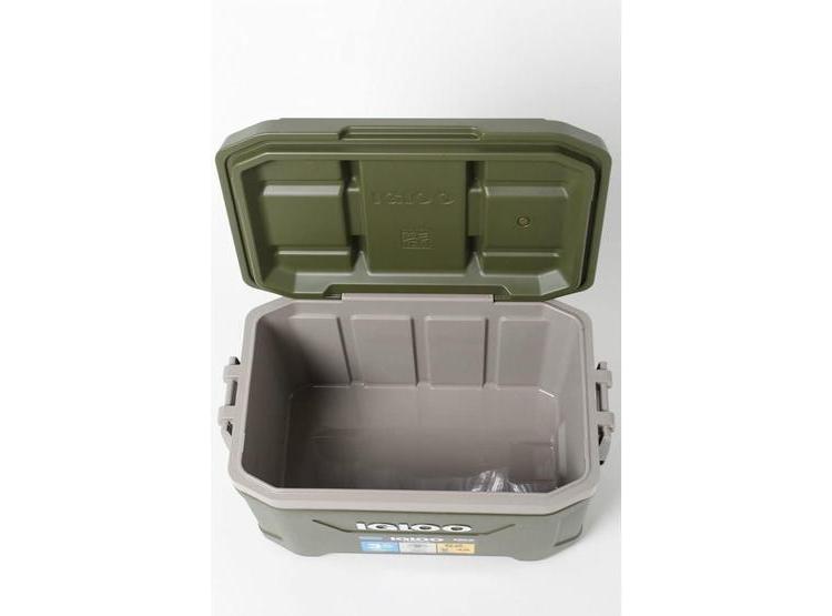 NEVERA PORTÁTIL IGLOO SPORTSMAN LATITUDE 52 PARA CAMPING Y PESCA, DISEÑO RESISTENTE, CAPACIDAD 49 LITROS EN VERDE - 5