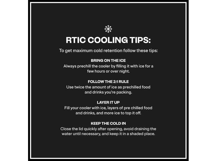 RTIC HIELERA PERSONAL COMPACTA Y PORTÁTIL PARA ALIMENTOS Y BEBIDAS, IDEAL PARA EXTERIORES COMO PICNIC Y CAMPING - 7