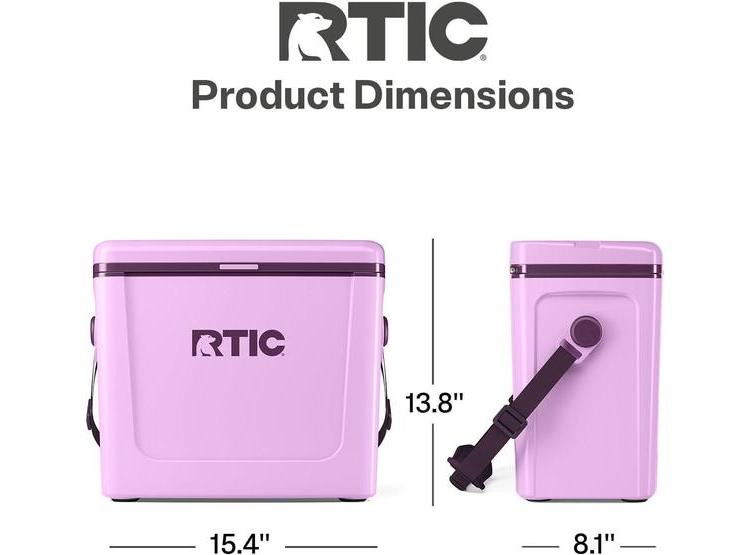 RTIC ENFRIADOR PORTÁTIL DE VIAJE CON CORREA Y ASA, IDEAL PARA ACTIVIDADES AL AIRE LIBRE Y VIAJES - 6