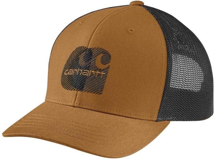 CARHARTT GORRA BORDADA CON LOGOTIPO, TECNOLOGÍA FASTDRY, PERFIL MEDIO, CIERRE AJUSTABLE Y VISERA PRECURVADA - 1