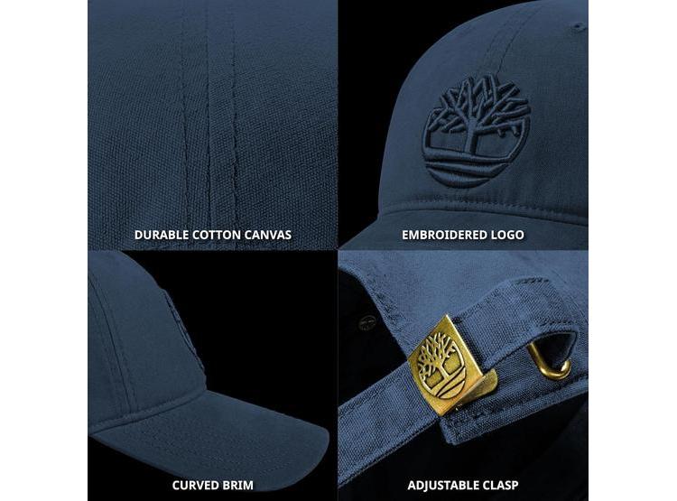 GORRA TIMBERLAND PARA NIÑOS, LONA DE ALGODÓN, AJUSTABLE, LIGERA, CON LOGOTIPO BORDADO Y VISERA CURVADA PARA EL SOL - 5