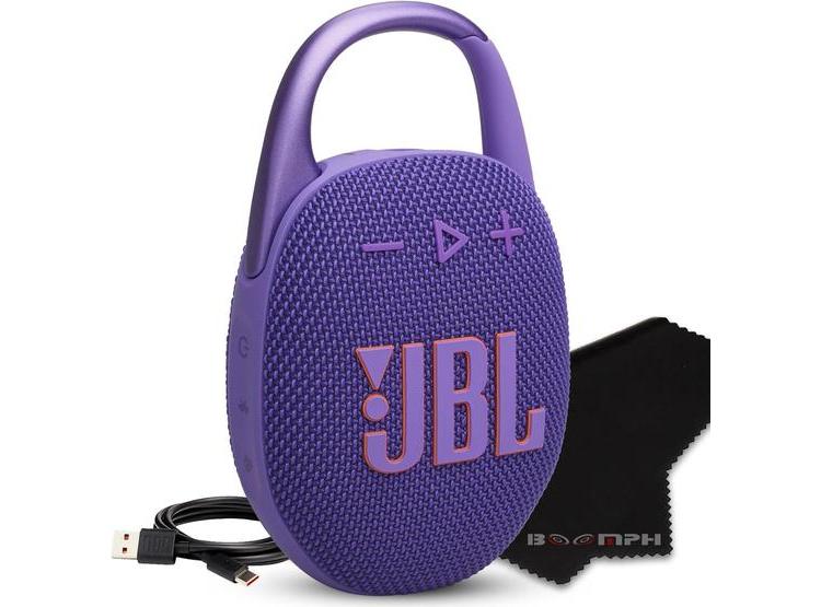 JBL CLIP 5 ALTAVOZ BLUETOOTH PORTÁTIL PÚRPURA - 1