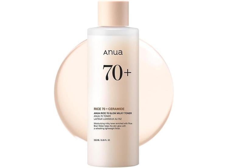 ANUA RICE 70 GLOW MILKY TONER CON NIACINAMIDA Y AGUA DE ARROZ 250ML - 1