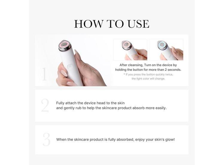 MEDICUBE MINI BOOSTER PRO WHITE, PORTÁTIL PARA PRINCIPIANTES, BOOST DE BRILLO Y ABSORCIÓN, PIEL DE VIDRIO - 5