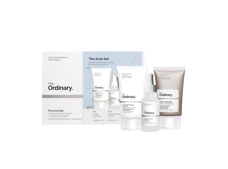 THE ORDINARY: JUEGO DE ACNÉ, INCLUYE LIMPIADOR ESPUMOSO, SOLUCIÓN DE ÁCIDO SALICÍLICO Y FACTORES HIDRATANTES - 1