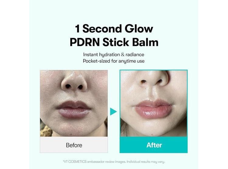 VT COSMETICS PDRN ESSENCE STICK BALM, BÁLSAMO MULTIARRUGAS PARA OJOS Y CUELLO, BASE DE MAQUILLAJE LUMINOSA - 2