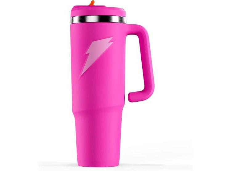 GATORADE CROSSOVER - VASO ROSA DE ACERO INOXIDABLE CON AISLAMIENTO DE DOBLE PARED Y TAPA A PRUEBA DE FUGAS - 1