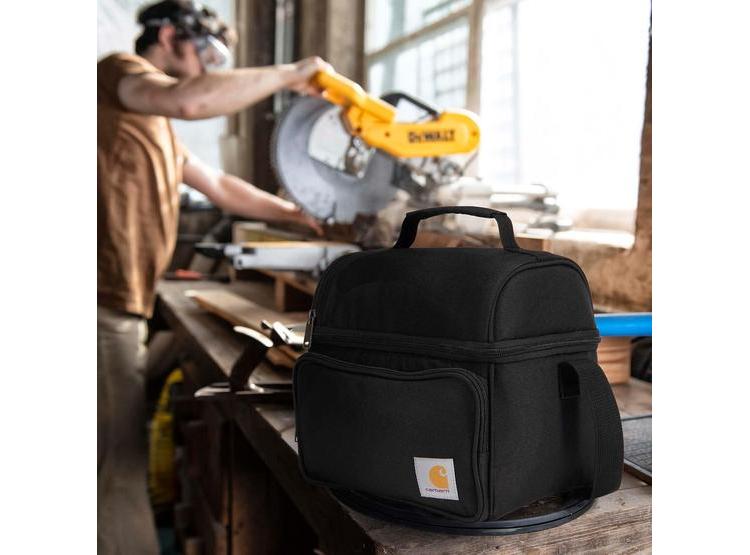 CARHARTT - ENFRIADOR DE CAMPING Y LONCHERA PARA SITIOS DE CONSTRUCCIÓN, TRABAJO Y USO DIARIO, NEGRA - 4