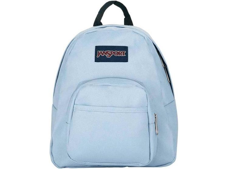JANSPORT HALF PINT MINI, DURADERA CON CORREAS AJUSTABLES Y MÚLTIPLES COMPARTIMENTOS, COLOR AZUL DUSK - 1