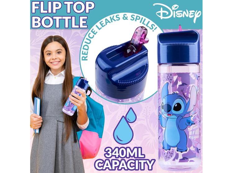 LONCHERA DISNEY STITCH CON COMPARTIMENTOS Y BOTELLA DE AGUA, IDEAL PARA LA ESCUELA, COLOR AZUL/MORADO - 3