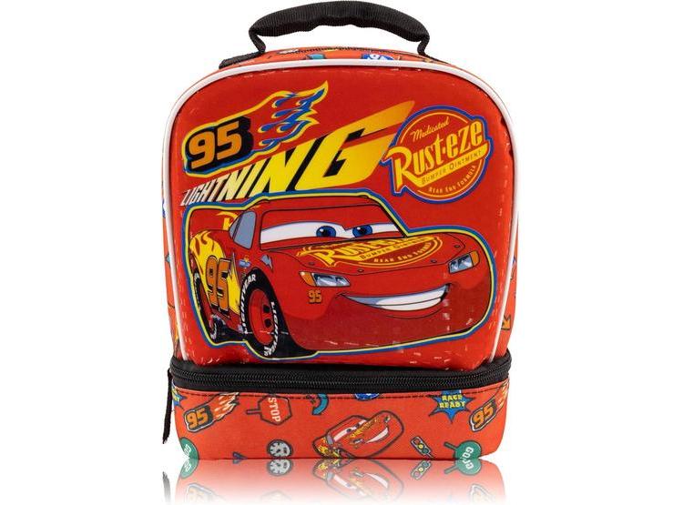 LONCHERA CARS CON AISLAMIENTO Y DISEÑO LIGHTNING MCQUEEN, COMPACTA Y LIGERA PARA NIÑOS, HECHA EN NAILON CORDURA - 1