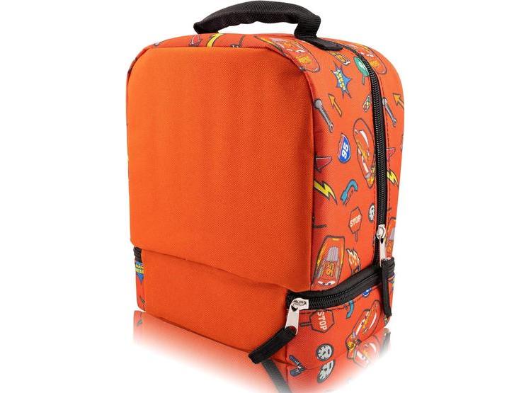 LONCHERA CARS CON AISLAMIENTO Y DISEÑO LIGHTNING MCQUEEN, COMPACTA Y LIGERA PARA NIÑOS, HECHA EN NAILON CORDURA - 4