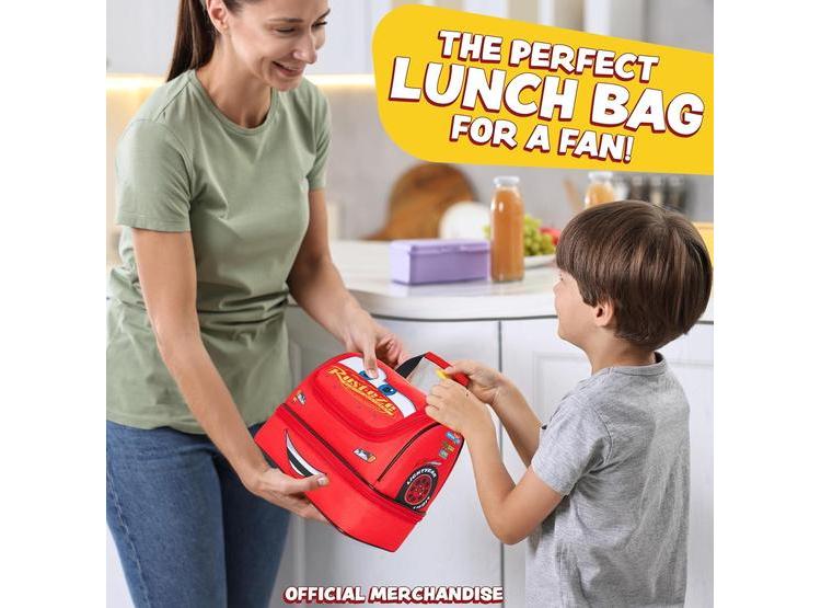 LONCHERA AISLADA GET TREND DISNEY CARS LIGHTNING MCQUEEN PARA NIÑOS, TRABAJO Y VIAJES - 2