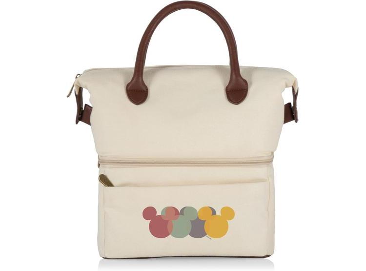BOLSA DE ALMUERZO MICKEY MOUSE DE DOS NIVELES, CON ALMACENAMIENTO EN SECO Y ASAS ELEGANTES - 1