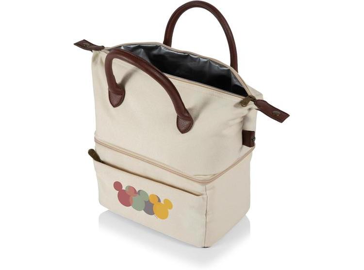 BOLSA DE ALMUERZO MICKEY MOUSE DE DOS NIVELES, CON ALMACENAMIENTO EN SECO Y ASAS ELEGANTES - 3