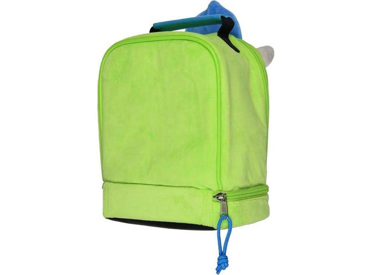 LONCHERA DE MIKE WAZOWSKI DE MONSTERS INC CON DISEÑO DE FELPA, OREJAS 3D Y SOMBRERO, BOLSA AISLADA PARA ALIMENTOS - 2