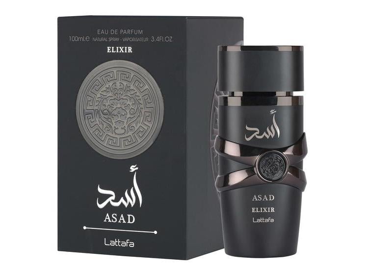 PERFUME LATTAFA ASAD ELIXIR EDP CON NOTAS CÁLIDAS Y PICANTES PARA HOMBRES EN DISEÑO IDEAL PARA LA NOCHE - 1