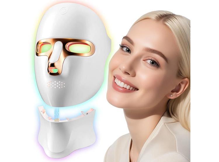 MÁSCARA FACIAL CON TERAPIA DE LUZ ROJA, LED INALÁMBRICA Y RECARGABLE. PERFECTA PARA MEJORAR LA PIEL EN CUALQUIER LUGAR - 1