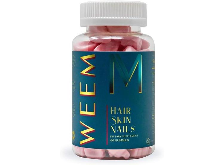 GOMITAS WEEM: VITAMINACIÓN CON BIOTINA PARA FORTALECER Y REVITALIZAR CABELLO, UÑAS Y PIEL CON EFICACIA VEGANA - 1