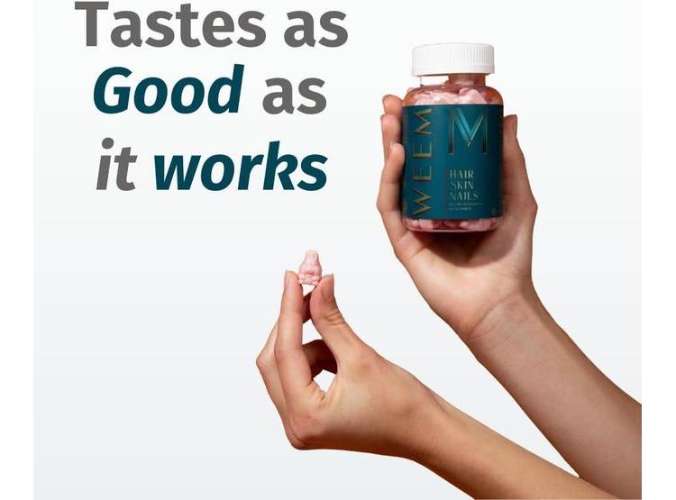 GOMITAS WEEM: VITAMINACIÓN CON BIOTINA PARA FORTALECER Y REVITALIZAR CABELLO, UÑAS Y PIEL CON EFICACIA VEGANA - 4