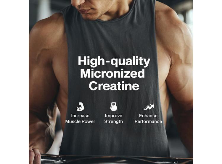 MUSCLETECH CREATINA MONOHIDRATO MICRONIZADA SIN SABOR PARA RECUPERACIÓN Y AUMENTO MUSCULAR, 80 DOSIS - 3