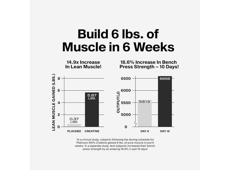 MUSCLETECH CREATINA MONOHIDRATO MICRONIZADA SIN SABOR PARA RECUPERACIÓN Y AUMENTO MUSCULAR, 80 DOSIS - 4