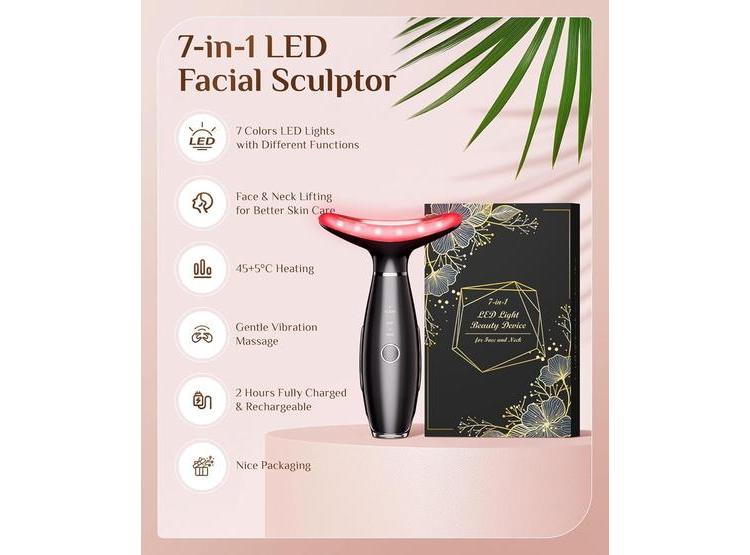 MÁQUINAS GALVÁNICAS: TERAPIA DE LUZ ROJA Y MASAJE FACIAL PARA ARRUGAS Y DOBLE MENTÓN - 2