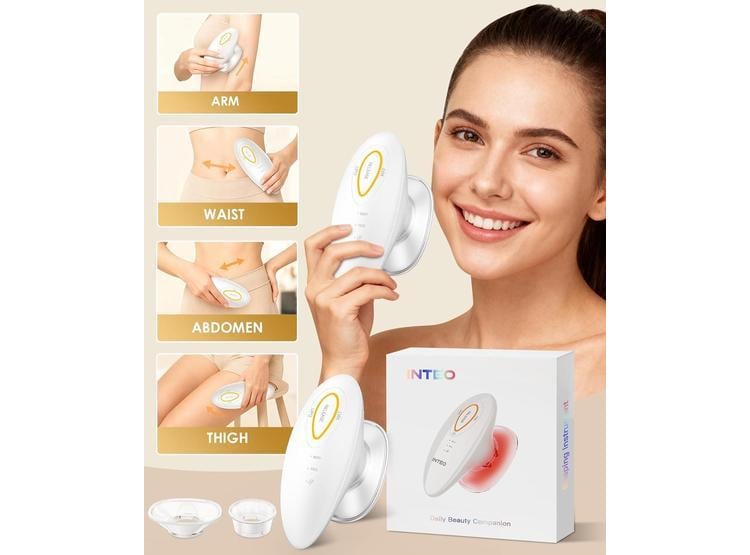 INTEO MÁQUINA 3 EN 1: DISPOSITIVO PARA CONTORNEAR CUERPO Y CARA CON TERAPIA DE LUZ ROJA - 3