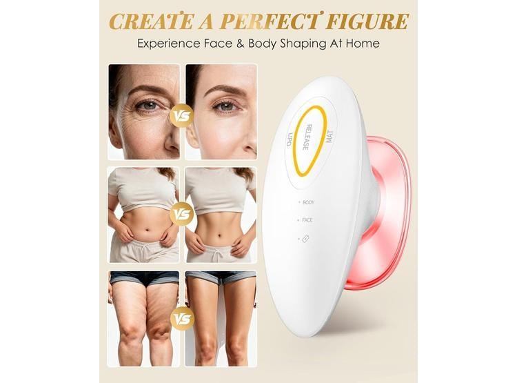 INTEO MÁQUINA 3 EN 1: DISPOSITIVO PARA CONTORNEAR CUERPO Y CARA CON TERAPIA DE LUZ ROJA - 4