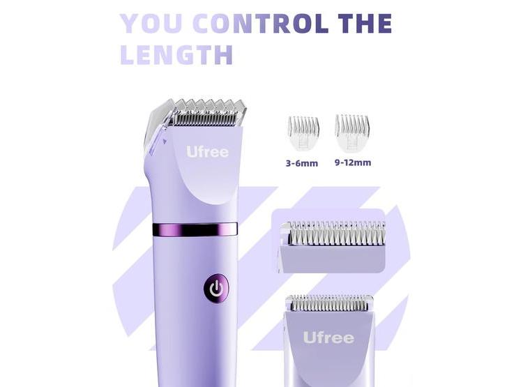 UFREE RECORTADORA BIKINI PARA MUJERES, ELÉCTRICA, RECARGABLE Y RESISTENTE AL AGUA, VELLO CORPORAL - 3