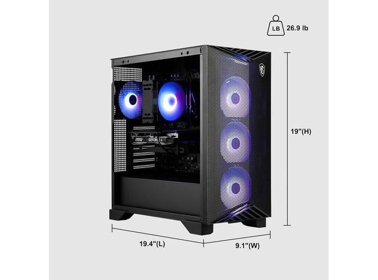 MSI AEGIS R2 AI 2ND GAMING DESKTOP CON INTEL 24-CORE ULTRA 9, 64GB RAM, 4TB SSD Y GEFORCE RTX 5070 TI - 5