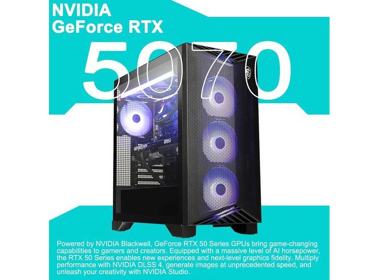 PC DE JUEGOS MSI AEGIS ZS2, RYZEN 9, 32GB RAM, 4TB SSD, RTX 5070 CON REFRIGERACIÓN LÍQUIDA Y WIN11 - 4