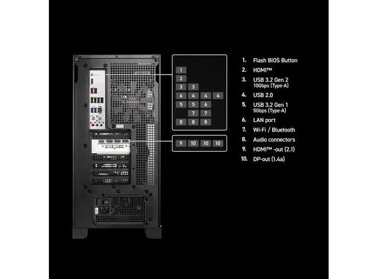 PC DE JUEGOS MSI AEGIS ZS2, RYZEN 9, 32GB RAM, 4TB SSD, RTX 5070 CON REFRIGERACIÓN LÍQUIDA Y WIN11 - 7