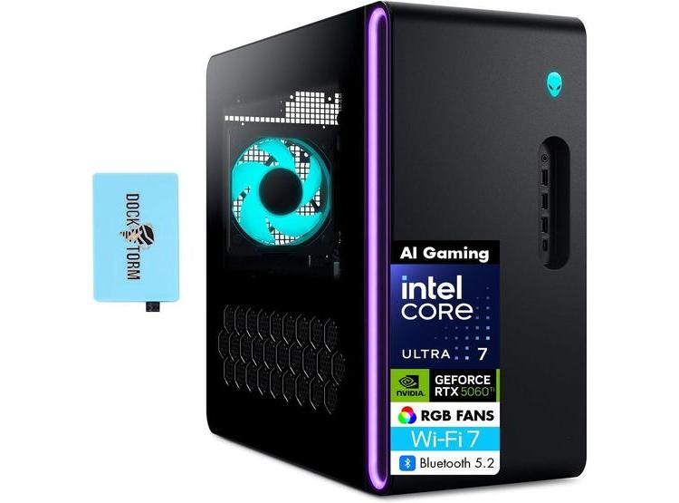 PC GAMER ALIENWARE AURORA CON INTEL ULTRA 7, RTX 5060 TI, 32GB RAM, 1TB SSD, RGB, WIFI 7 Y WINDOWS 11 - 1