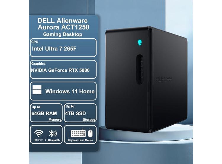 DELL ALIENWARE AURORA ACT1250 CON INTEL 20-CORE, 64GB RAM, 4TB SSD, RTX 5080 Y WINDOWS 11 - 2