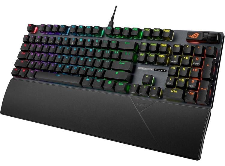 TECLADO GAMING ASUS ROG STRIX SCOPE II X, USB, INTERRUPTORES ROG NX SNOW V2 INTERCAMBIABLES Y TECLAS PBT - 7