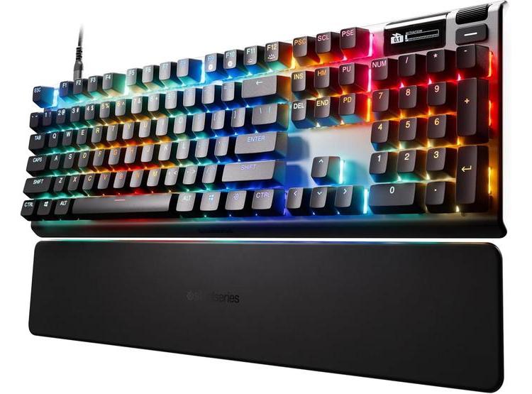 STEELSERIES APEX PRO GEN 3 CON INTERRUPTORES OMNIPOINT, RÁPIDA ACTUACIÓN Y RETROILUMINACIÓN RGB PARA JUEGOS PRECISOS - 1