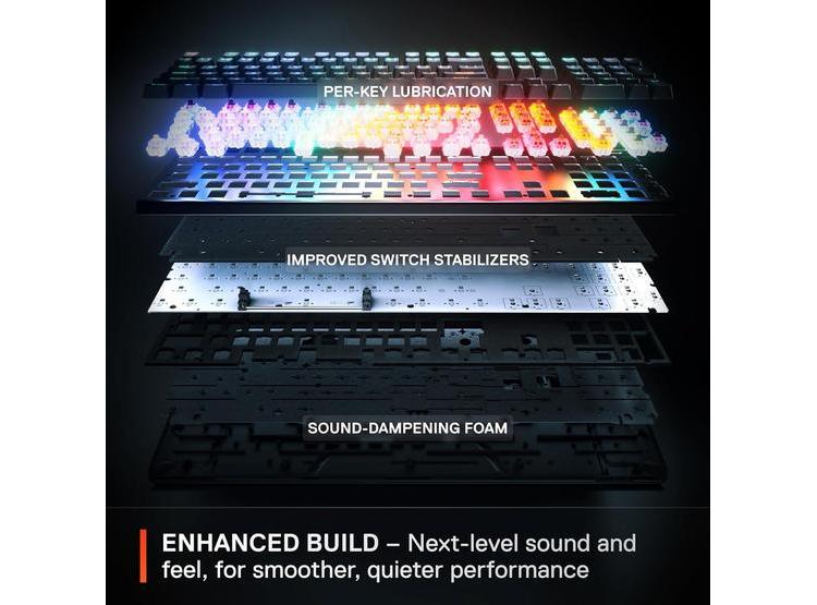 STEELSERIES APEX PRO GEN 3 CON INTERRUPTORES OMNIPOINT, RÁPIDA ACTUACIÓN Y RETROILUMINACIÓN RGB PARA JUEGOS PRECISOS - 5