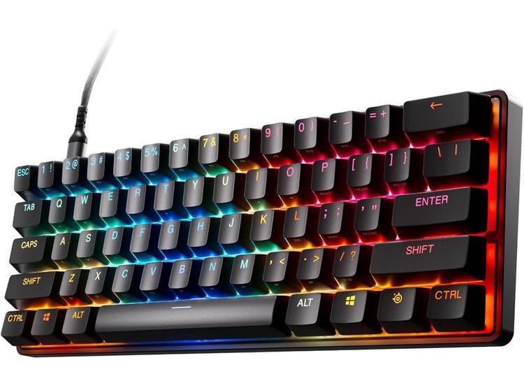 STEELSERIES APEX PRO MINI CON INTERRUPTORES AJUSTABLES OMNIPOINT 3.0 Y MODO DE PROTECCIÓN PARA GAMING - 1