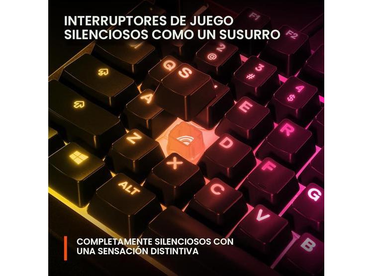 TECLADO STEELSERIES APEX 3 RGB RESISTENTE AL AGUA - 3