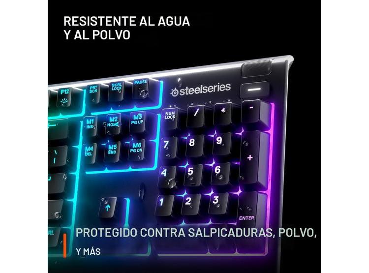 TECLADO STEELSERIES APEX 3 RGB RESISTENTE AL AGUA - 4