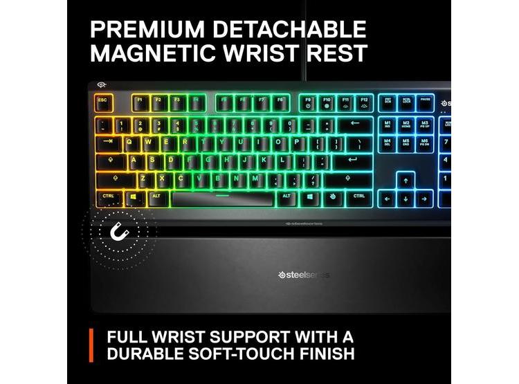 TECLADO STEELSERIES APEX 3 RGB RESISTENTE AL AGUA - 6