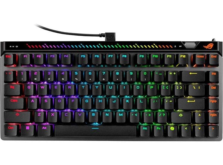 TECLADO ASUS ROG FALCHION ACE CON EFECTO ANALÓGICO, HFX V2 INTERCAMBIABLE Y SONDEO A 8000 HZ - 1