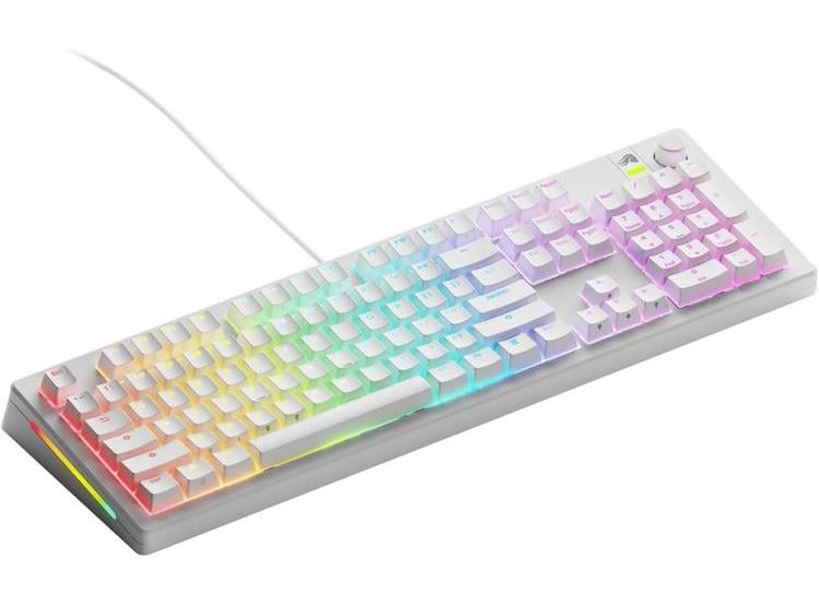 TECLADO MECÁNICO CON SISTEMA MODULAR, TECLAS PBT Y RETROILUMINACIÓN RGB, PERILLA PROGRAMABLE - 1