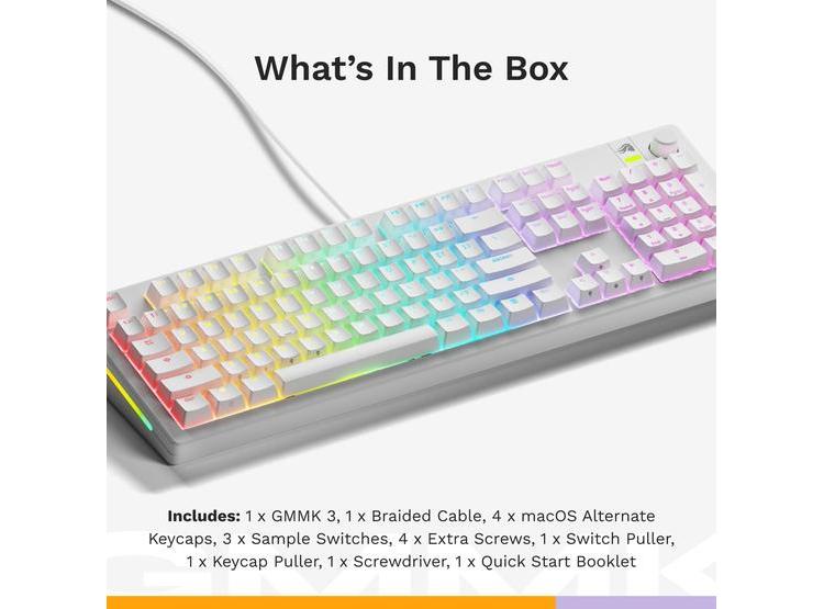 TECLADO MECÁNICO CON SISTEMA MODULAR, TECLAS PBT Y RETROILUMINACIÓN RGB, PERILLA PROGRAMABLE - 6