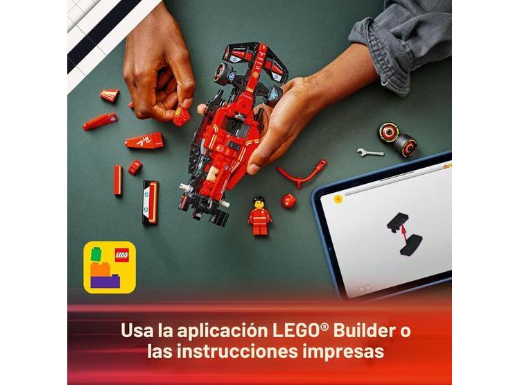 LEGO SPEED CHAMPIONS FERRARI SF-24 F1 PARA CONSTRUIR Y EXHIBIR. IDEAL PARA NIÑOS DESDE 10 AÑOS Y FANS DE LEGO Y FERRARI - 5